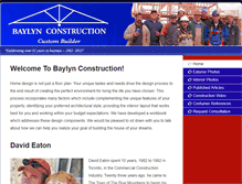 Tablet Screenshot of baylynconstruction.com
